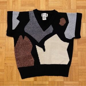 Vintage Lambswool Metallic Sweater T-shirt